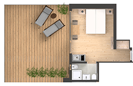 Apartment 4 (for 2 persons)